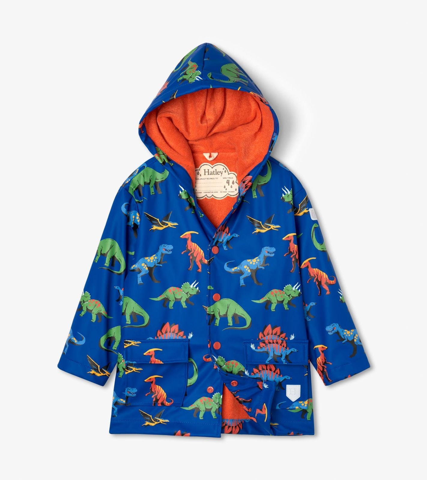 

Плащ , Hatley Friendly Dinos 8A синій 128см (S21DIK1336)