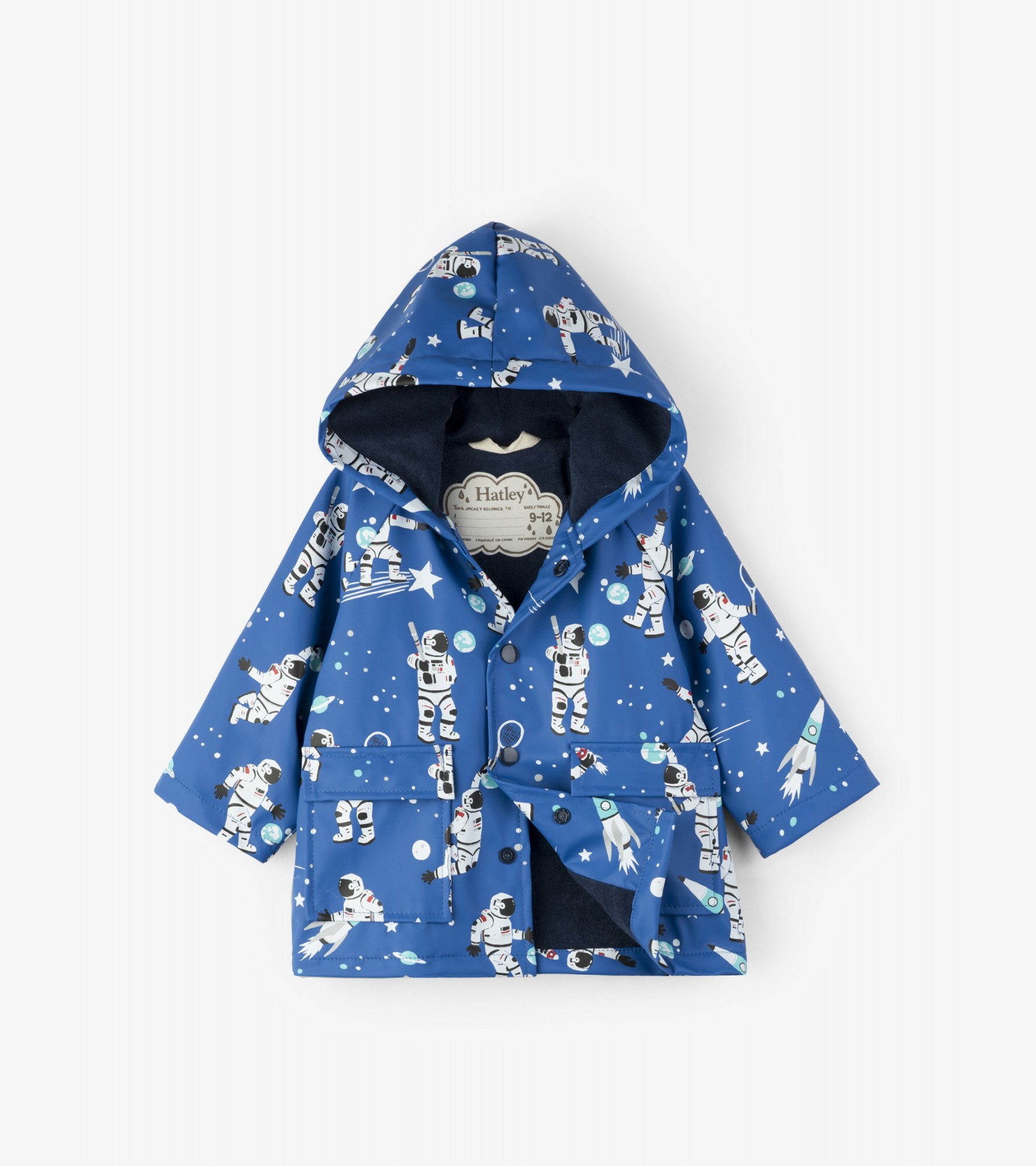 

Плащ Hatley Athletic Astronauts 12m синій 79см (F18ASI1317)