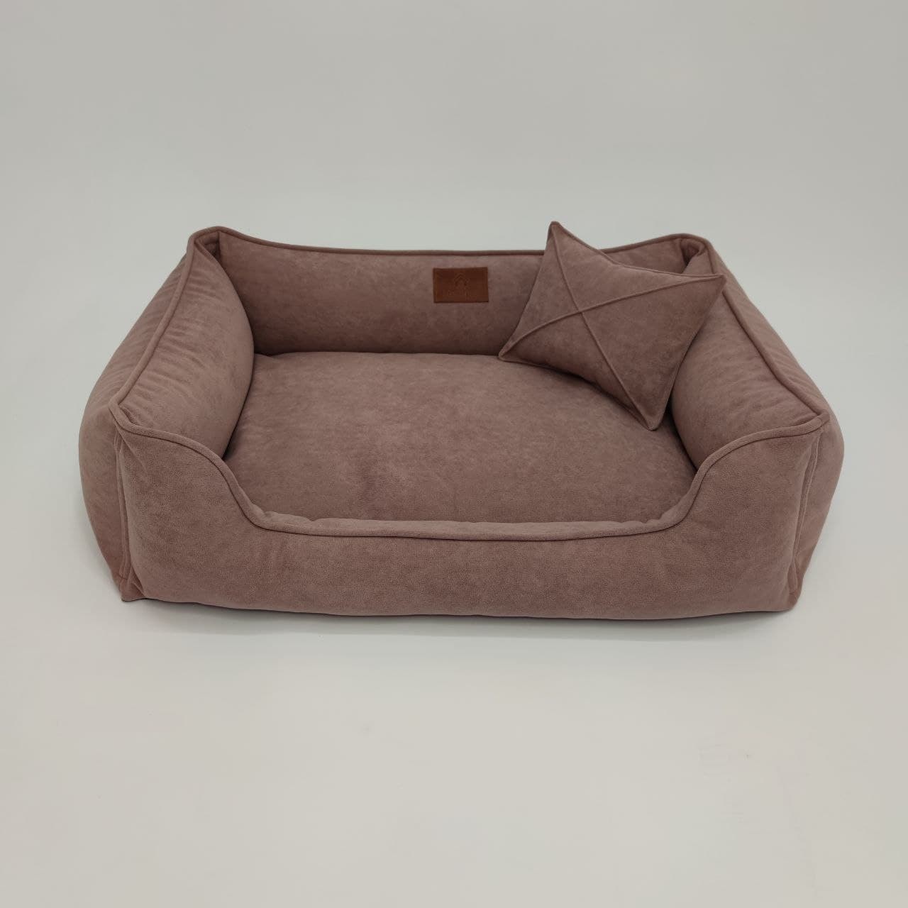 

Лежак для собак Mamo pets Comfortable Divotex Omega Велюр S (60x45x18) Rose