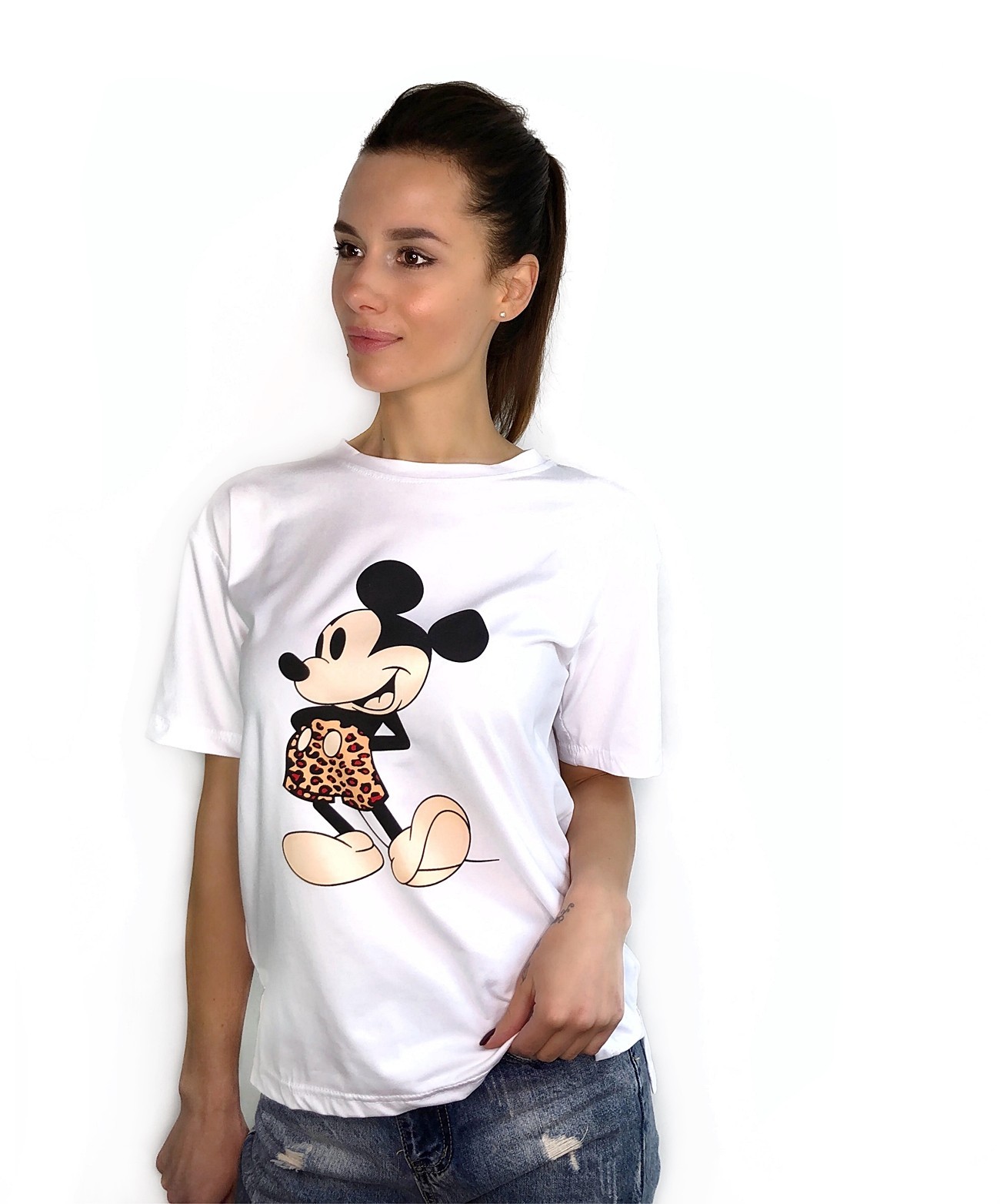 

Женская футболка Anoli OP08-42273w (S/M) белая