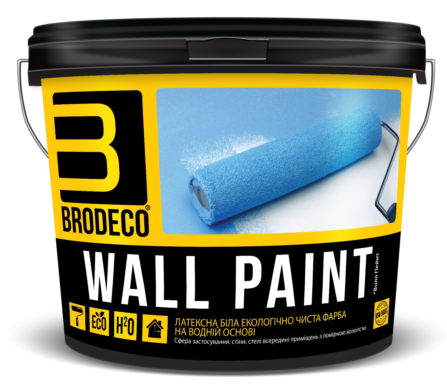 

Латексная краска "Wall Paint" TM Brodeco 5л
