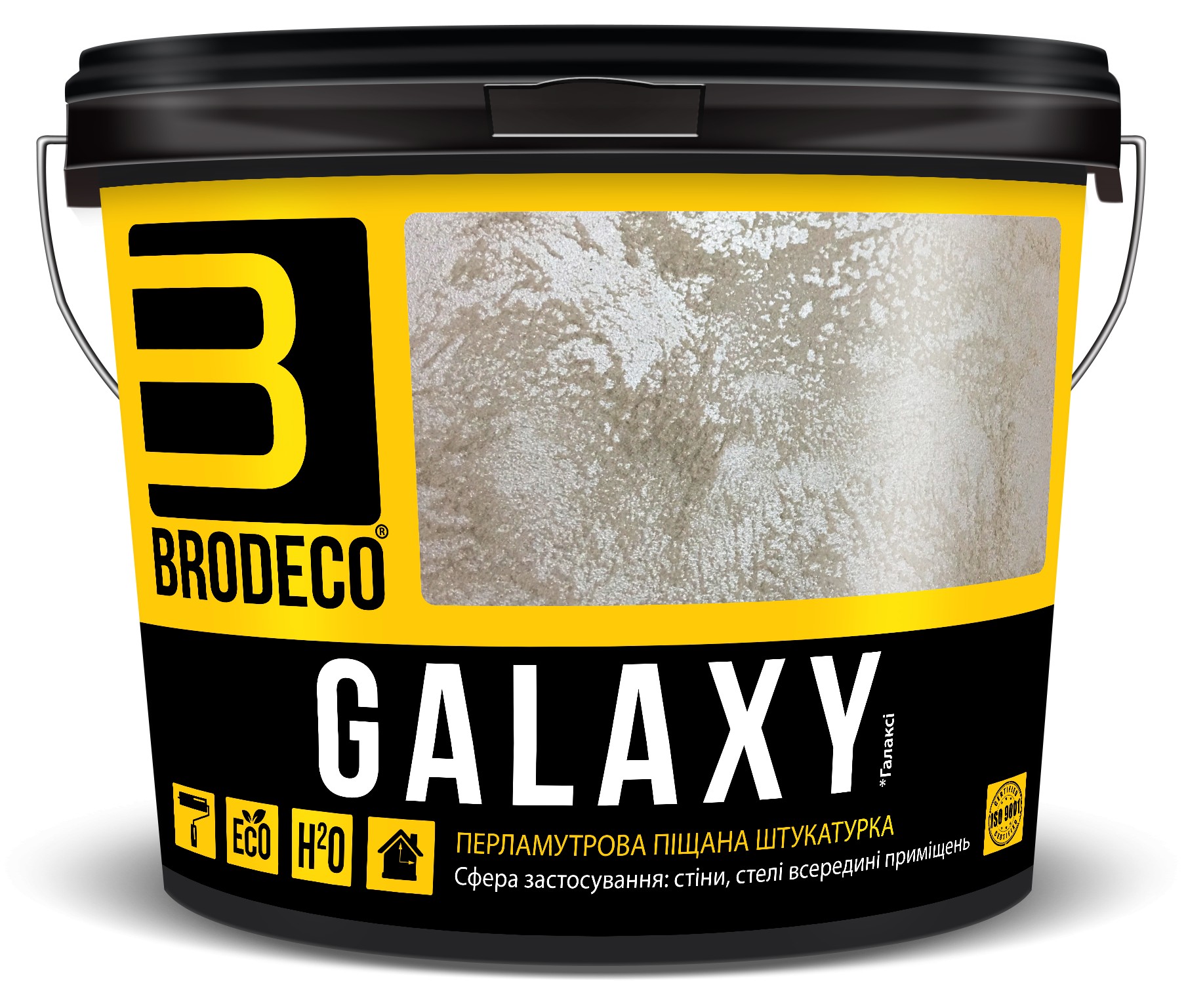 

Перламутровая штукатурка с песком "Galaxy" TM Brodeco 5кг