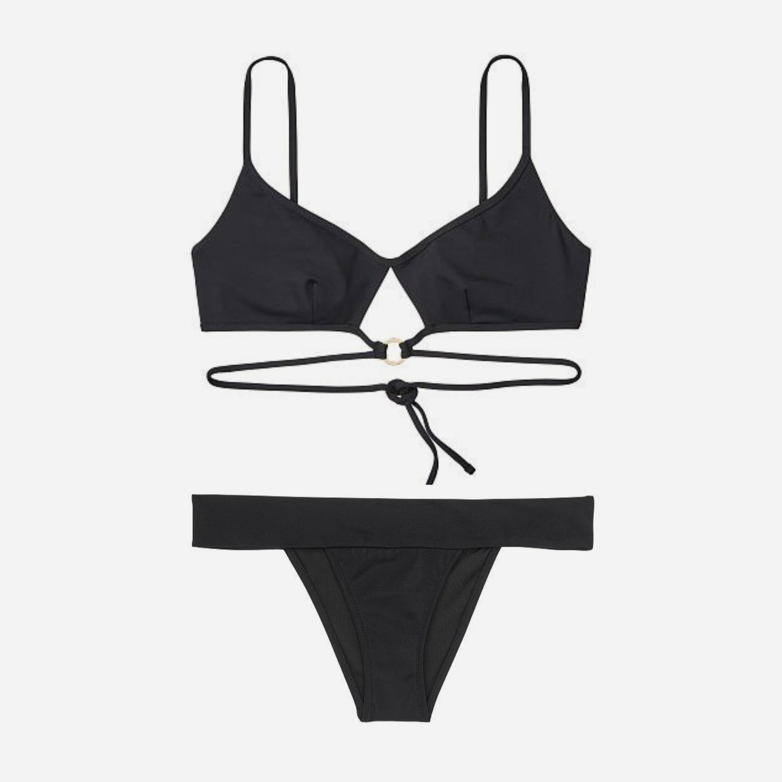 

Раздельный купальник Victoria's Secret 628066404 M Черный