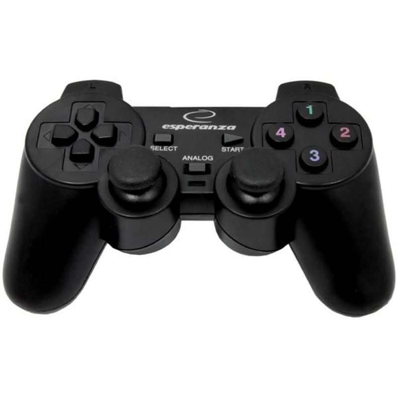 

Геймпад Esperanza Vibration Warrior Black (EG102) USB
