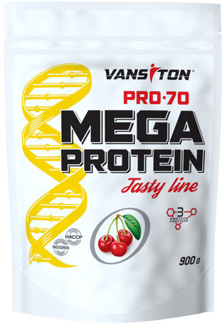 

Mega Protein Pro 70 Vansiton /30 servings/ Cherry 900 г