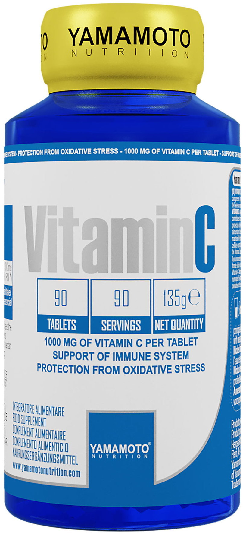 

Vitamin C Yamamoto Nutrition 90 Caplets 1000 мг