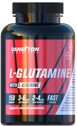 

L-Glutamine Vansiton 150 Capsules