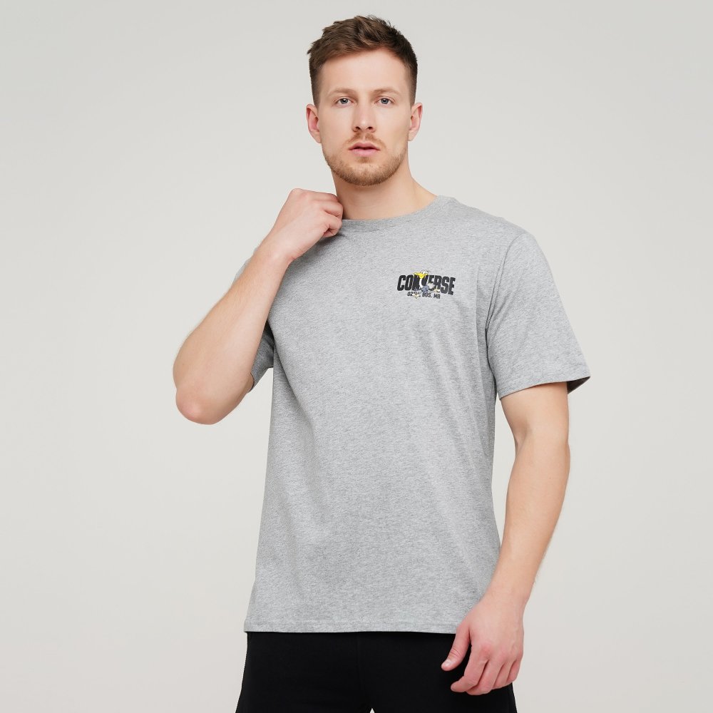 

Мужская футболка Converse Keep Moving Short Sleeve Tee Серый 46 (con10021124-035)