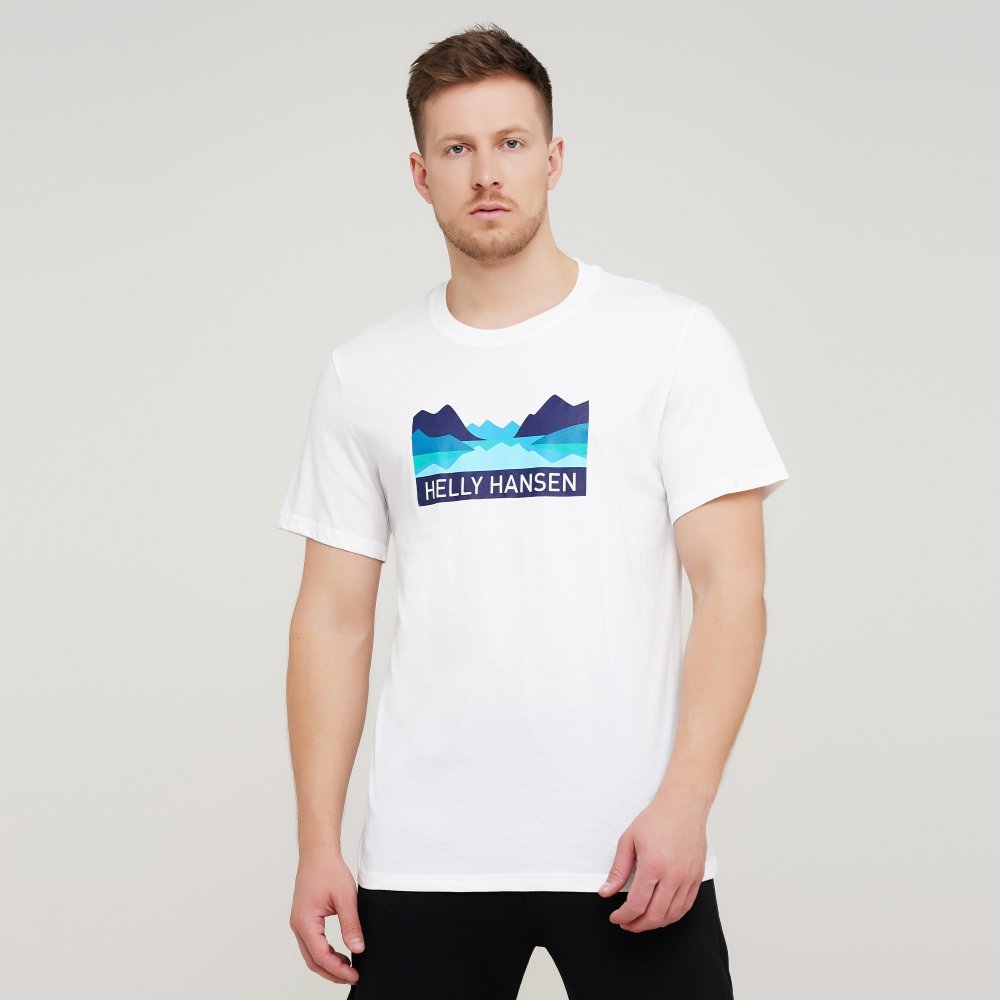 

Мужская футболка Helly Hansen Nord Graphic T-Shirt Белый 54 (hel62978-001)