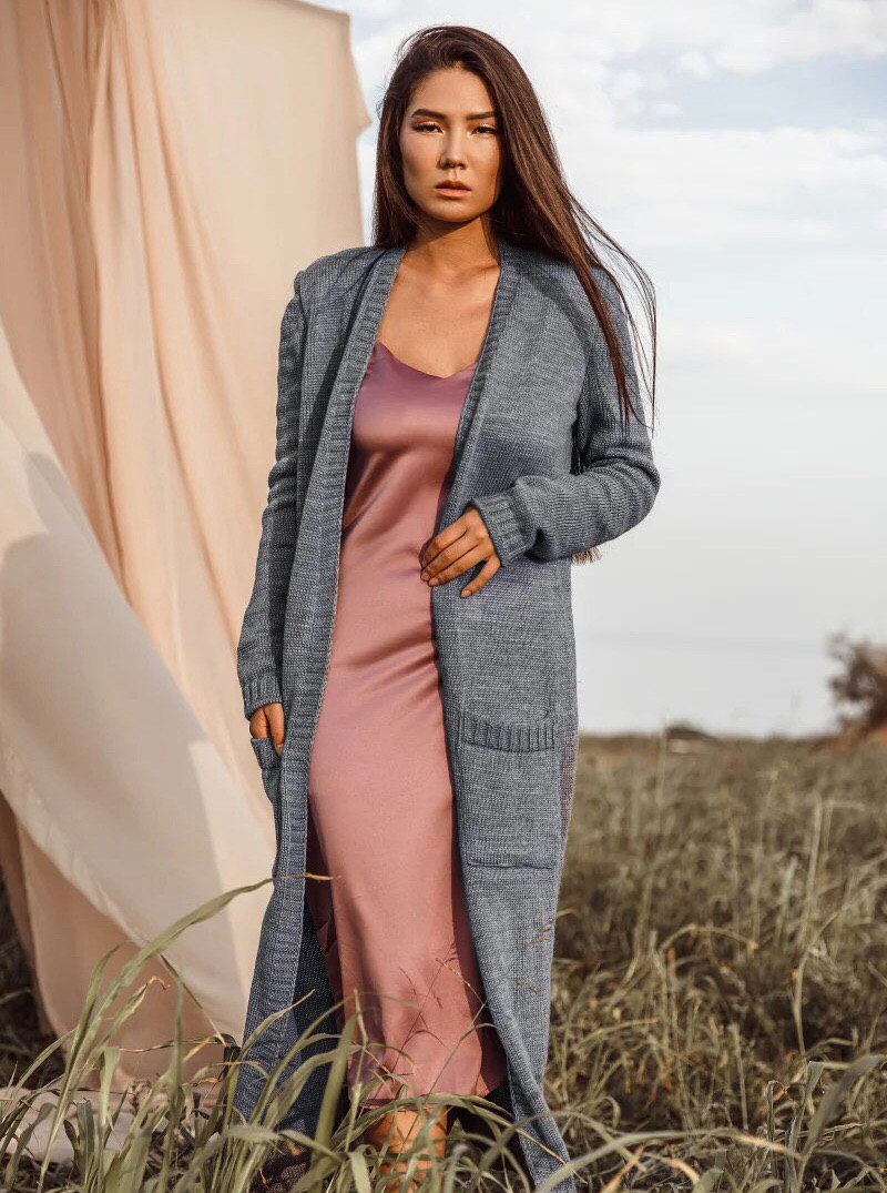 

Кардиган Шерстяной Kraina_In (UN) 132598 Серый