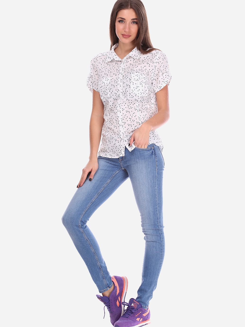 

Джинсы H&M 1438701 27-30 Голубые