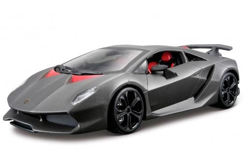 

Модель автомобиля Lamborghini Sesto Elemento, 1:24, Bburago (серый металлик)