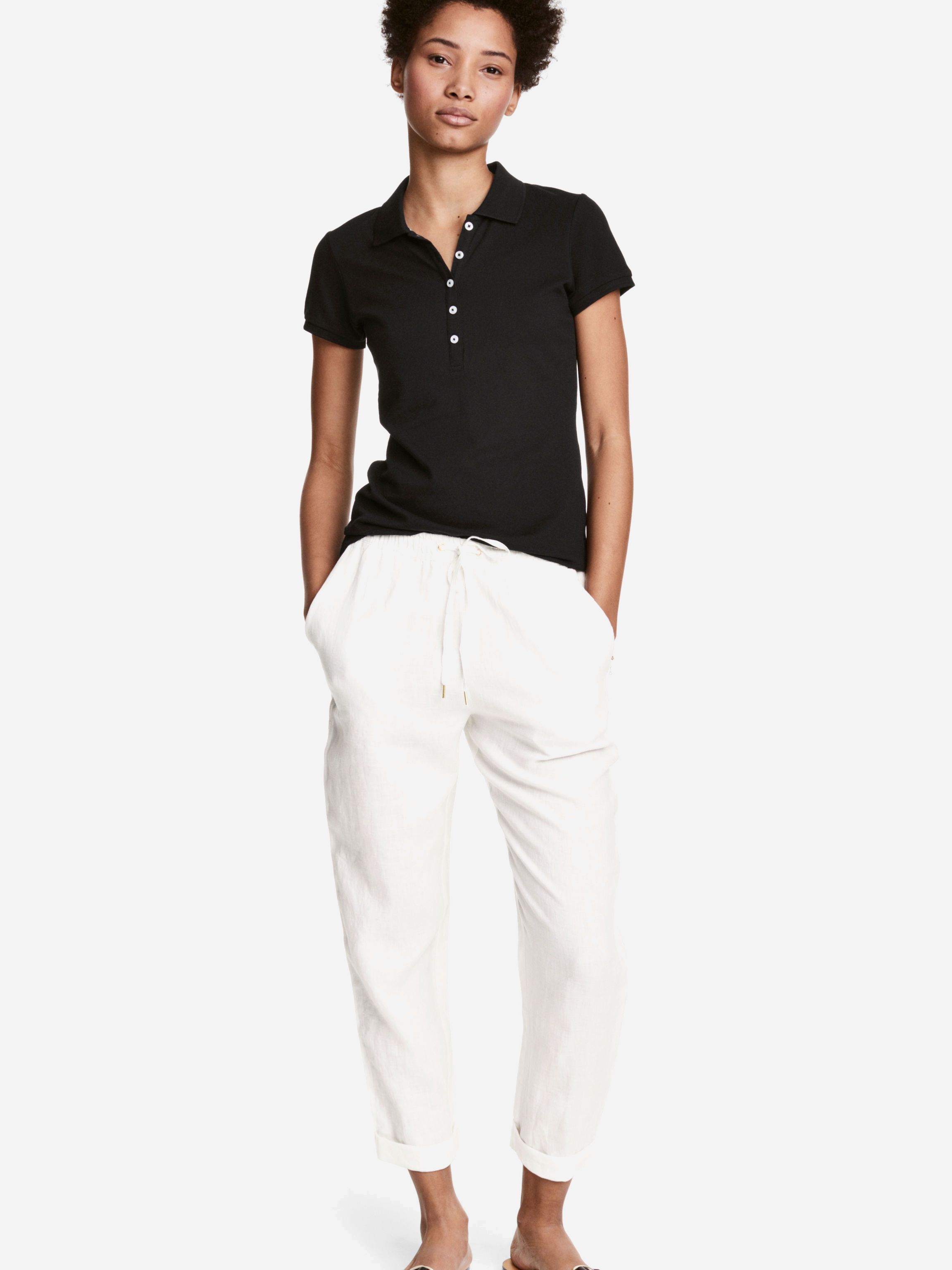 

Брюки H&M 4776005 34 Белые