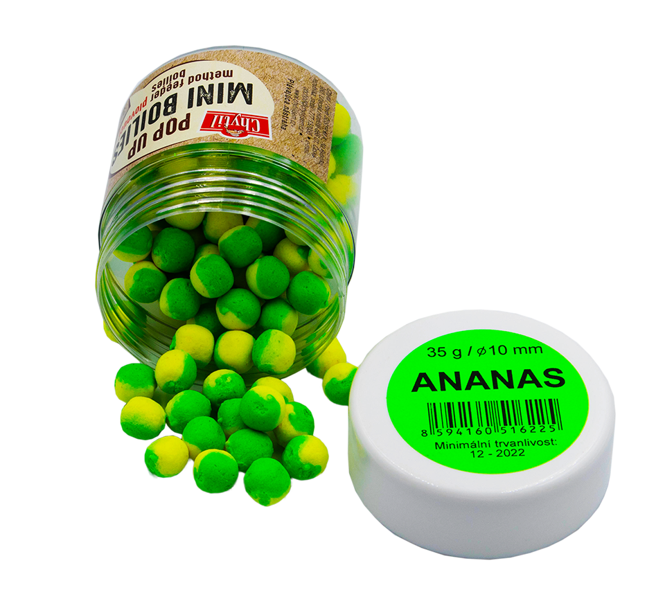 

Бойлы Chytil Pop-Up mini Ананас 10 мм 35 гр (PUMB/ANA)