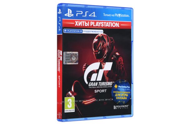 

Игра PS4 Gran Turismo Sport (поддержка VR) (Blu-Ray диск) (9966708)