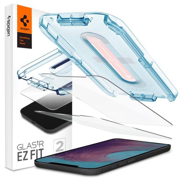 

Защитное стекло Spigen для Apple iPhone 12 Pro Max tR EZ Fit , Clear
