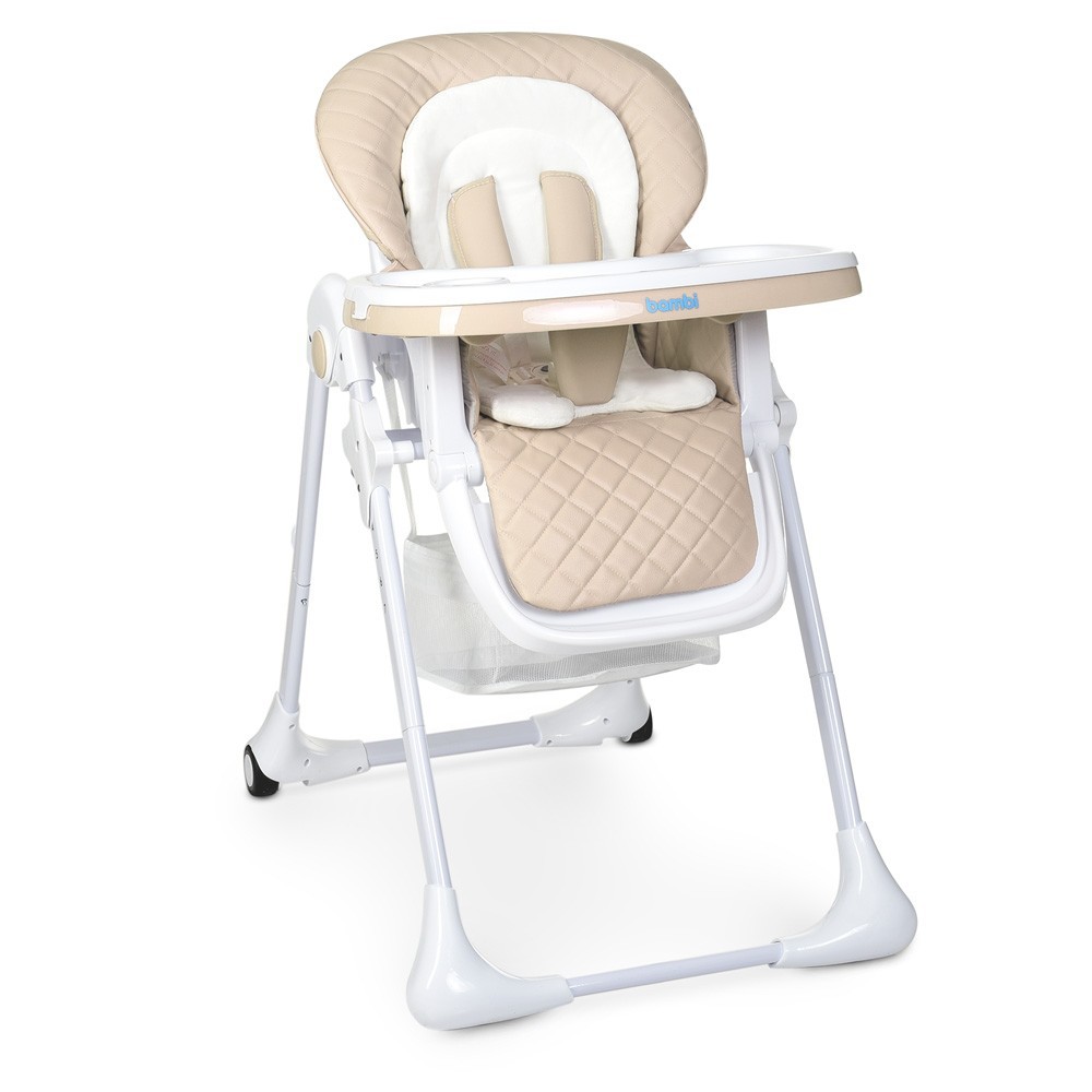 

Стульчик для кормления Bambi New M 3890 Сaramel QT Beige, Бежевый (M 3890)