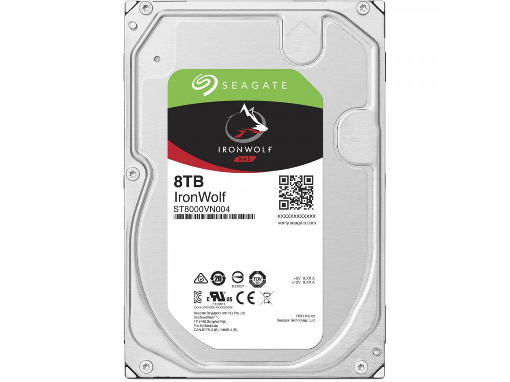 

Жесткий диск 8 TB Seagate IronWolf Pro NAS 7200rpm 256MB ST8000VN004
