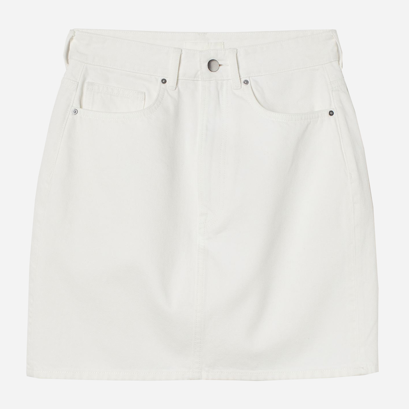 

Юбка джинсовая H&M 1904-8706112 40 Белая