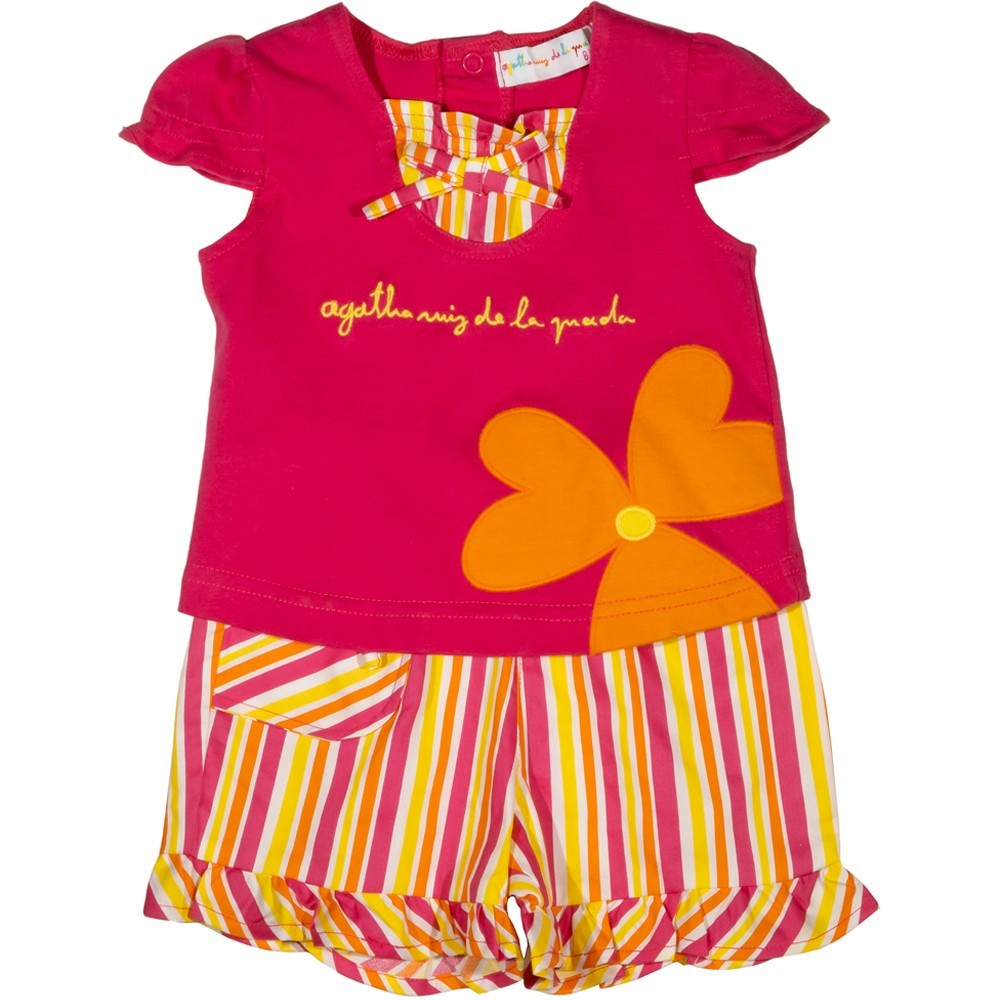 

Костюм : Футболка и шорты AGATHA RUIZ DE LA PRADA Agatha (7645) Малиновый M6-68 см