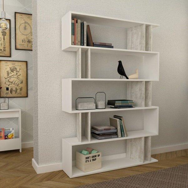 

Геометрический книжный шкаф-полка Ezra Modern - Little Room Baby House (WFR-100252-04-1036)