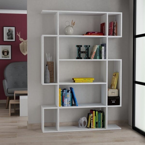 

Геометрический книжный шкаф-полка Callum Modern - Little Room Baby House (WFR-100251-03-1036)