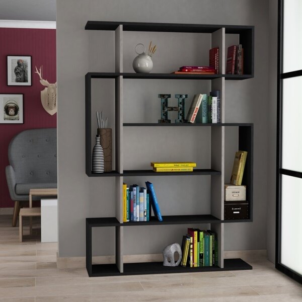 

Геометрический книжный шкаф-полка Callum Modern - Little Room Baby House (WFR-100251-01-1036)