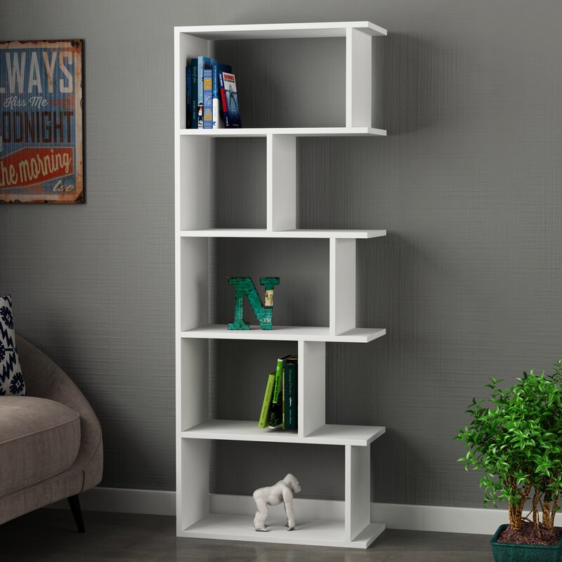 

Геометрический книжный шкаф-полка Celina Modern - Little Room Baby House (WFR-100249-05-1036)