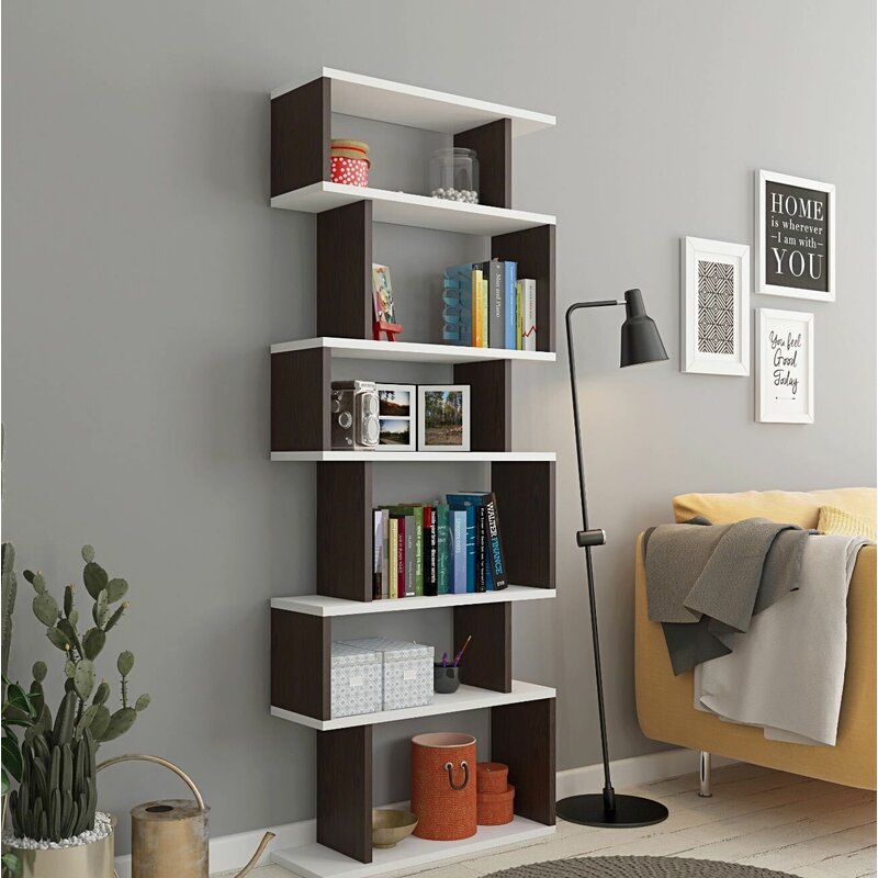 

Геометрический книжный шкаф-полка Adamczak - Little Room Baby House (WFR-100669-06-1036)