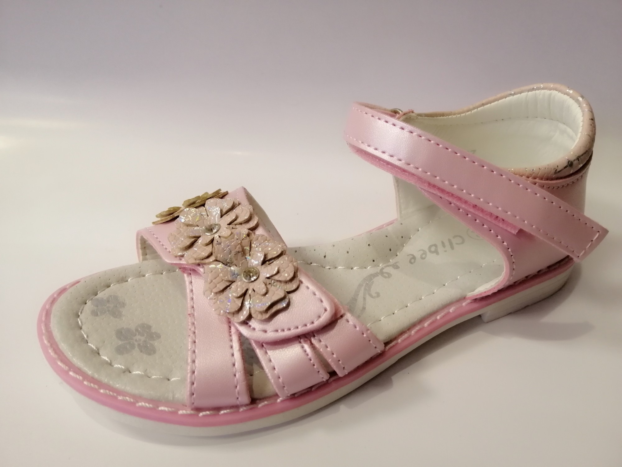 

Босоножки для девочки Clibee 617 Z pink розовые р. 35-22,7 см