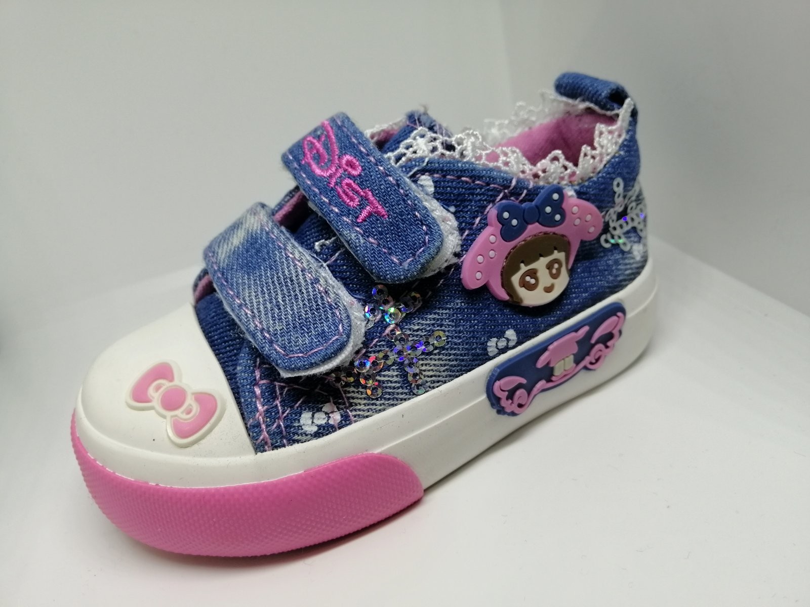 

Кеды для девочки Comfort-baby 121-02 джинс р.23-14,5 см