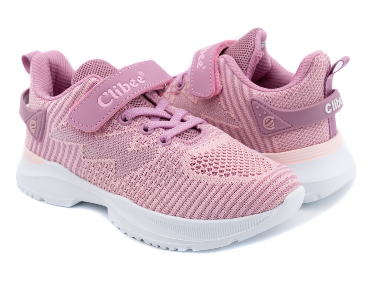 

Кроссовки для девочки Clibee 990-F pink розовые р.35-21,5 см