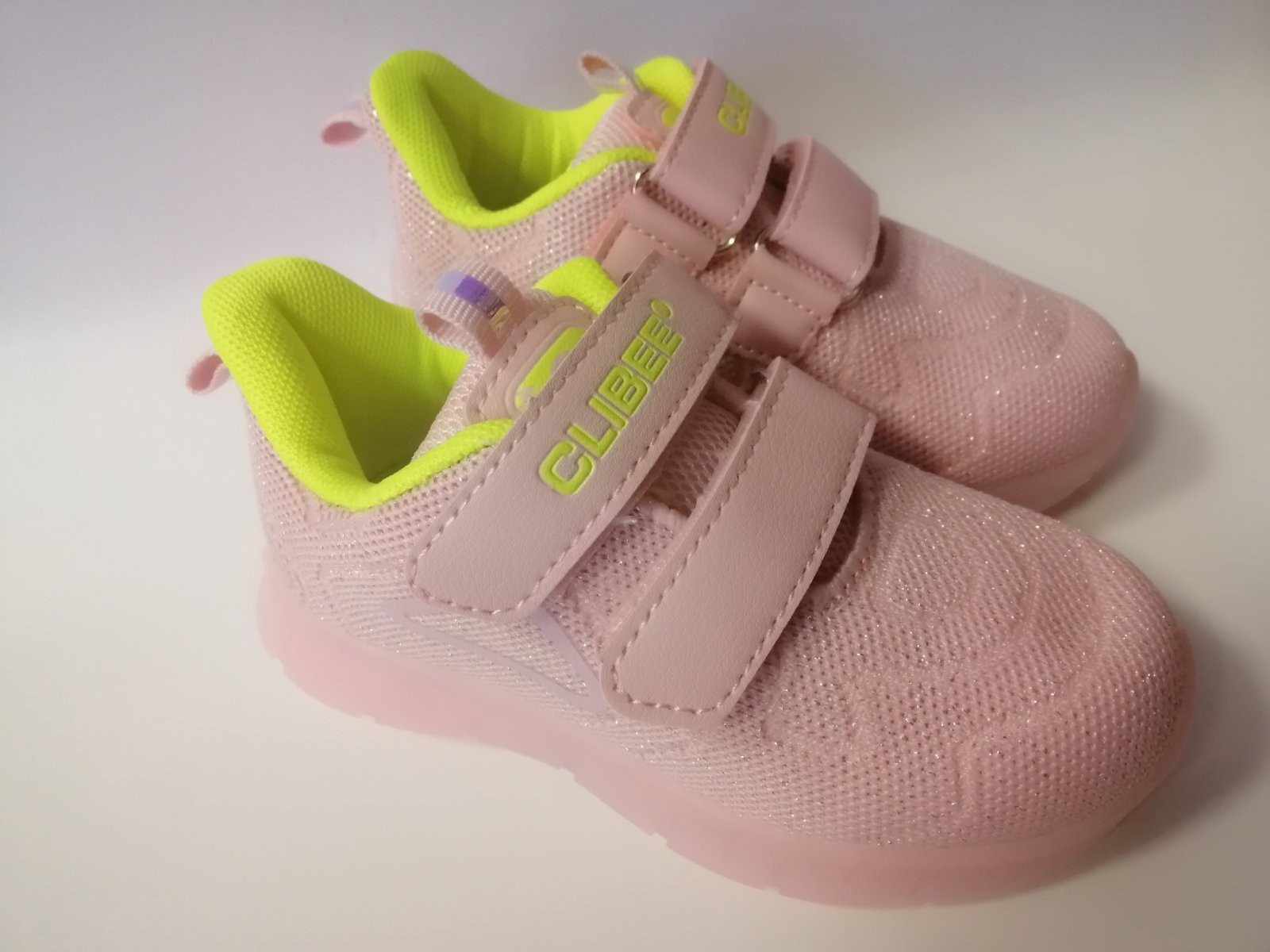 

Кроссовки для девочки Clibee 15-F pink розовые р.26-16,2 см