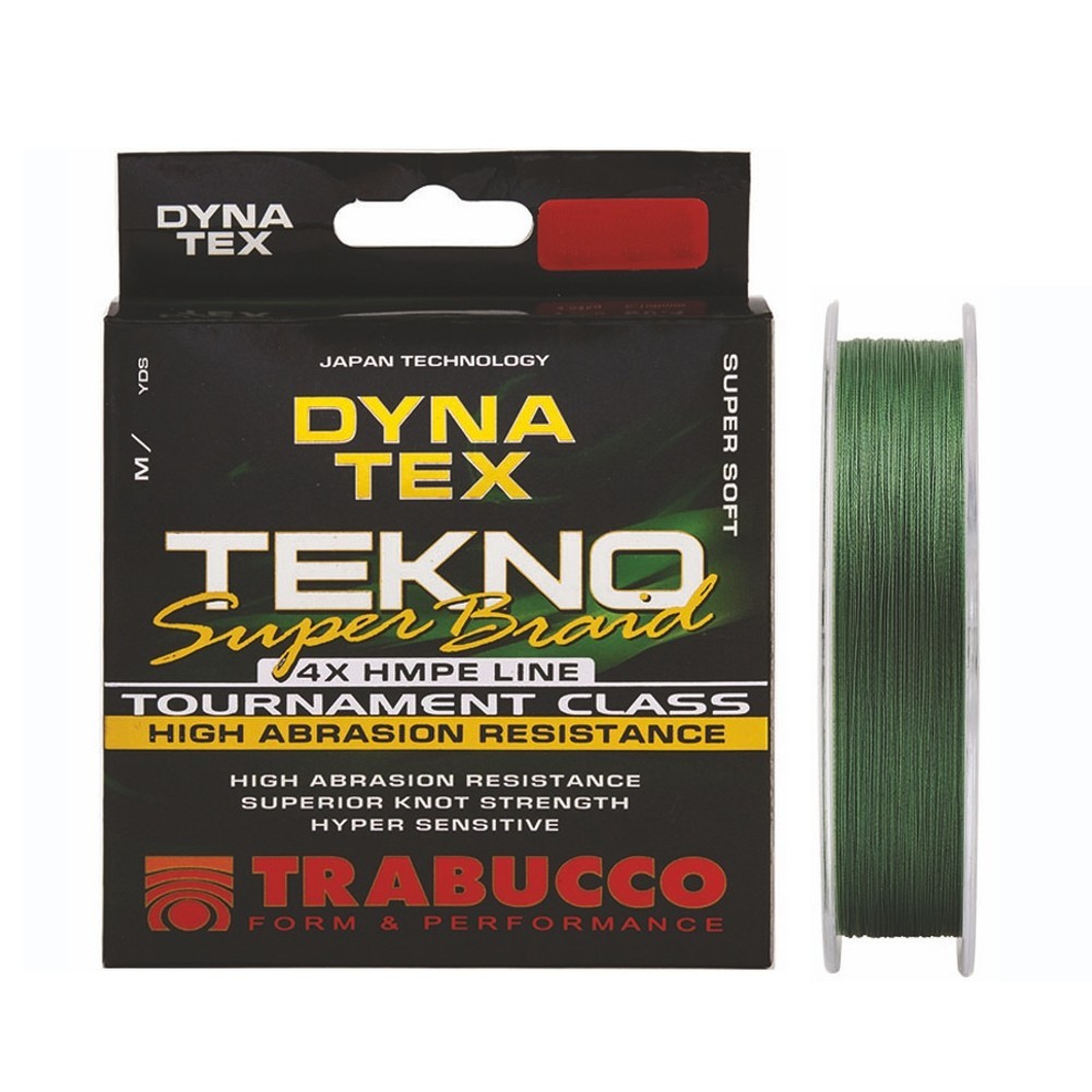 

Шнур Trabucco Dyna-Tex Tekno Super Braid #2.0 0,235мм 30lb 13,61кг 135м