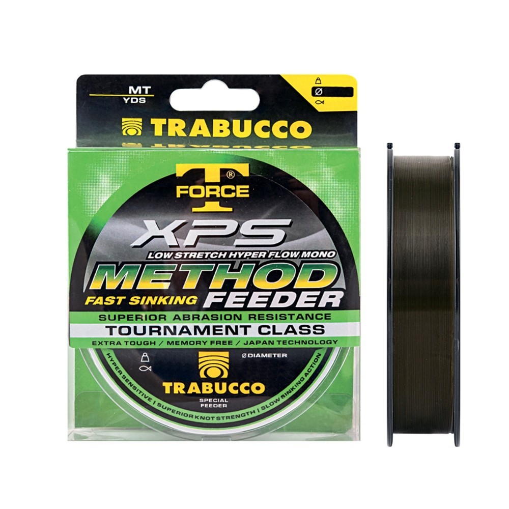 

Леска Trabucco T-Force XPS Method Feeder 0,221мм 6,425кг 300м