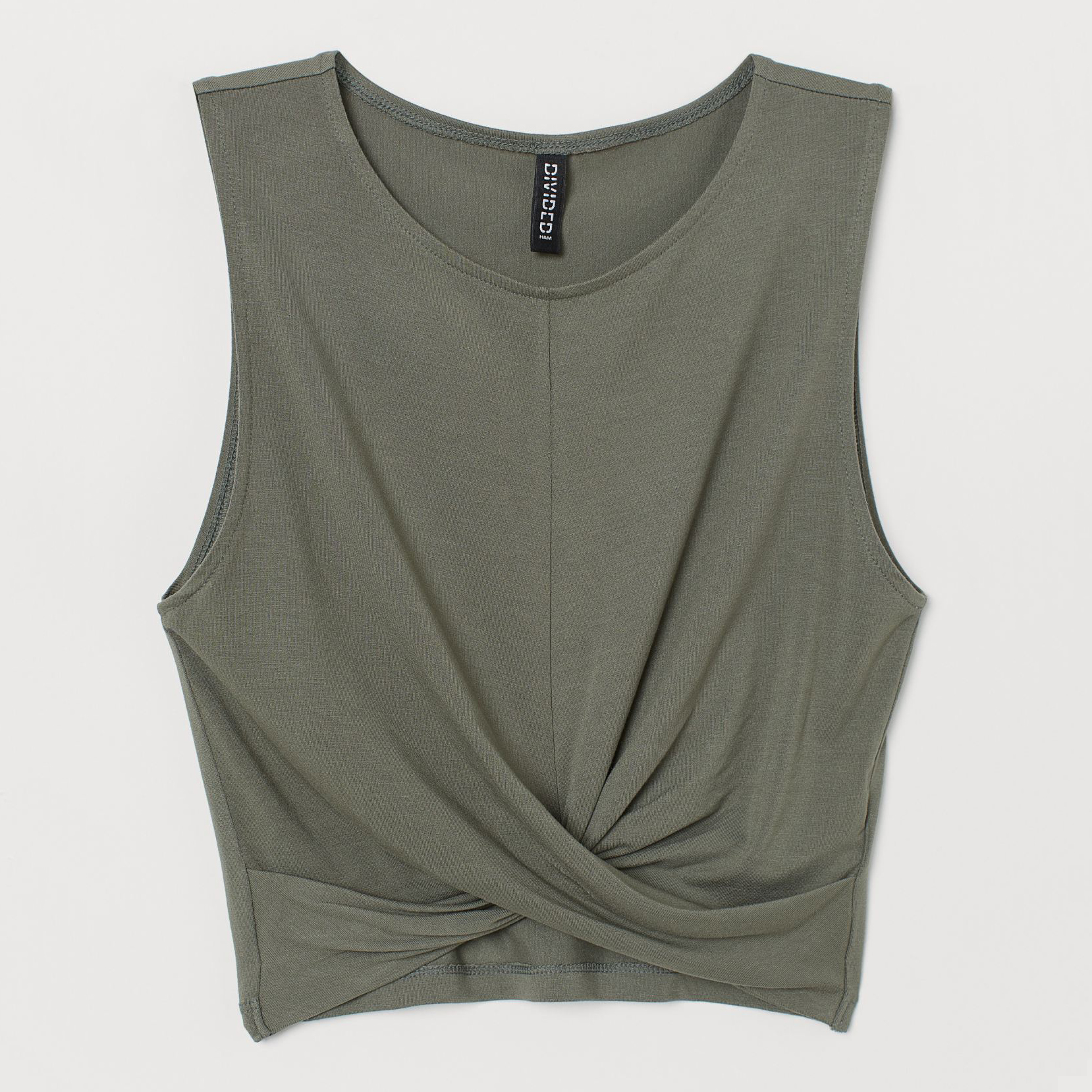 

Топ H&M 1804-7085369 XS Темно-зеленый