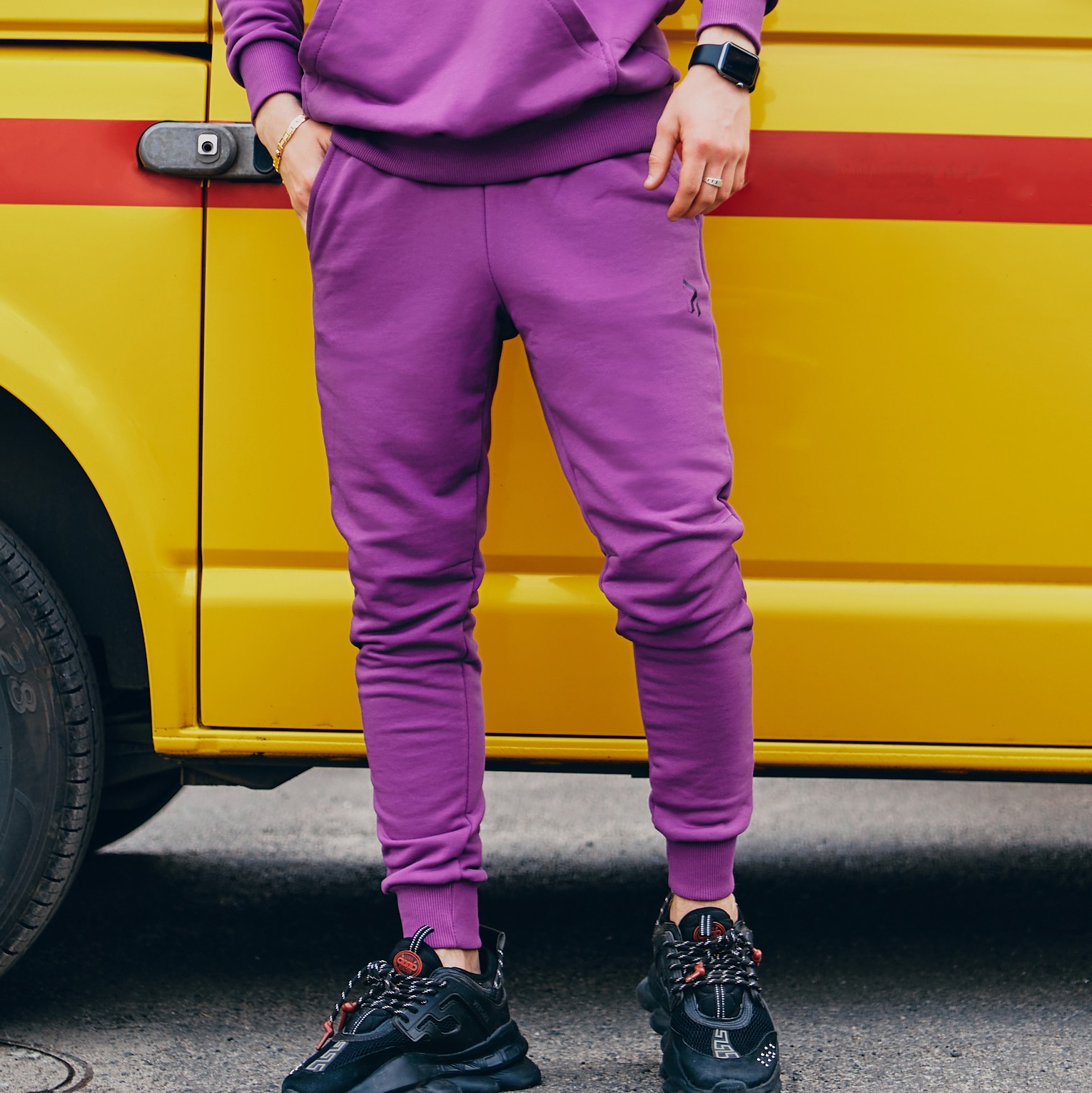 

Спортивные штаны Over Drive Jog фиолетовые XL