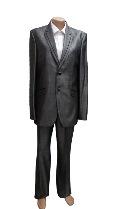 

Мужской нарядный костюм West-Fashion А-23 серый , 170, Мужской нарядный костюм West-Fashion А-23 серый 52, 170