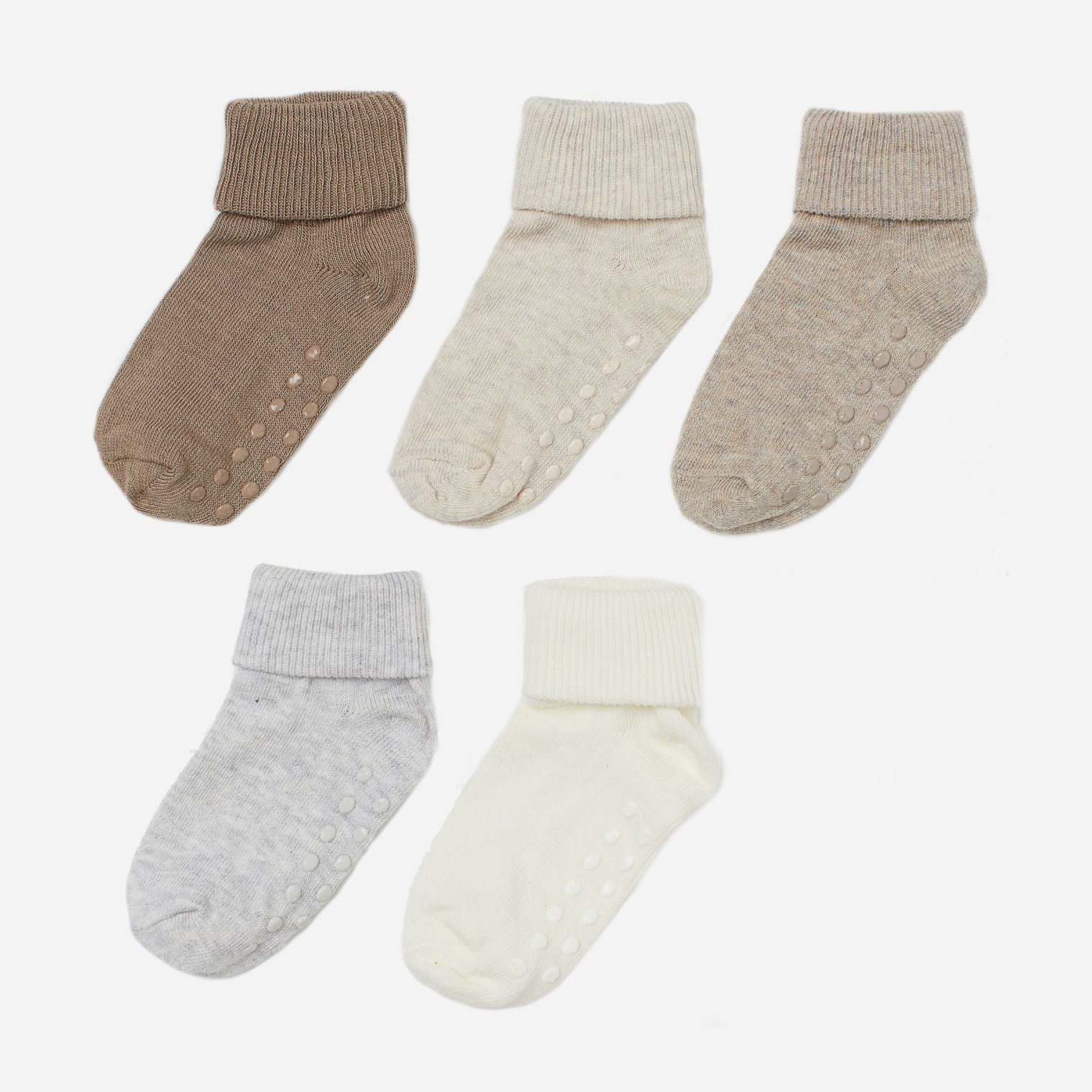 

Носки H&M 1904-871241 16-18 5 пар Белые/Серые/Бежевые