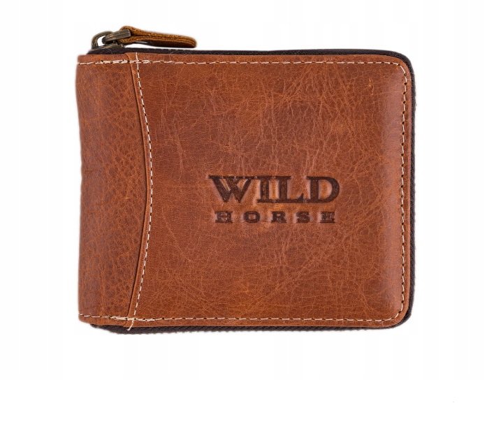 

Кожаный мужской кошелёк Wild Horse светло-коричневый, 10 х 12 х 2 см