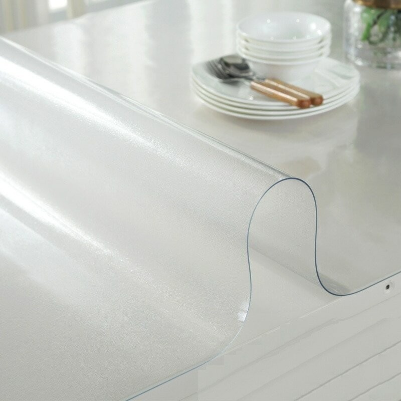 

Скатерть мягкое стекло Прозрачное силиконовое покрытие Soft Glass Защита для мебели 2.6х1.2 м (толщина 2мм)