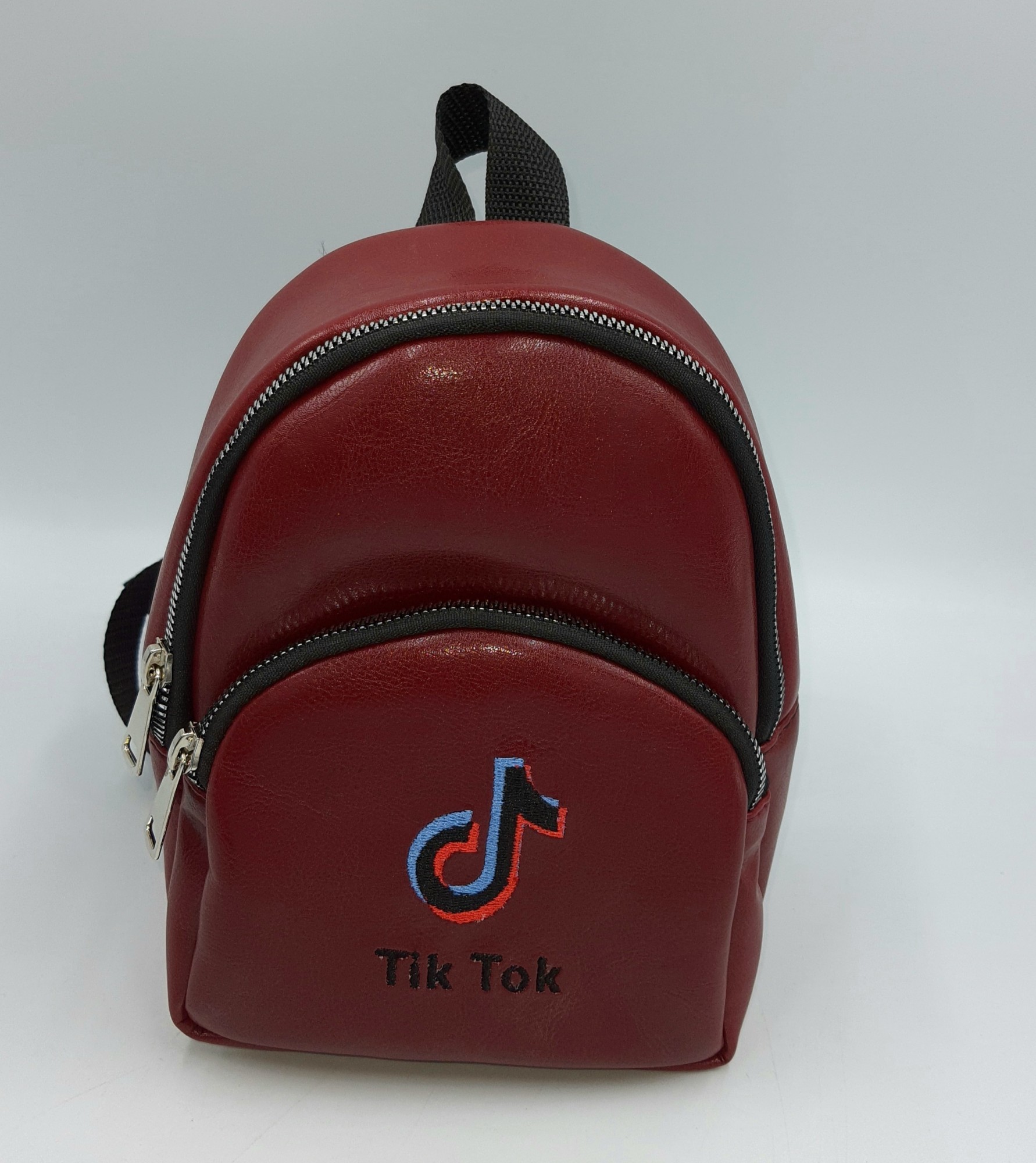 

Рюкзак женский Tik Tok мини рюкзак Вишневый Forsa