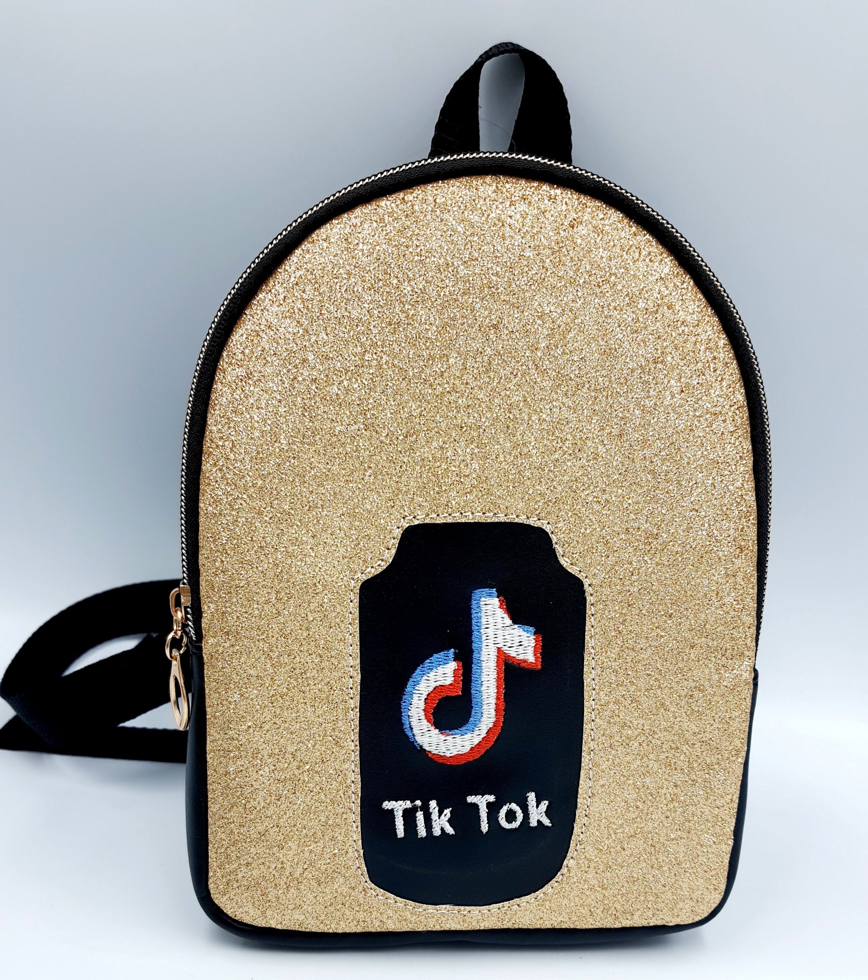 

Рюкзак Тик Ток блестящий рюкзак мини рюкзак с вышивкой Tik Tok
