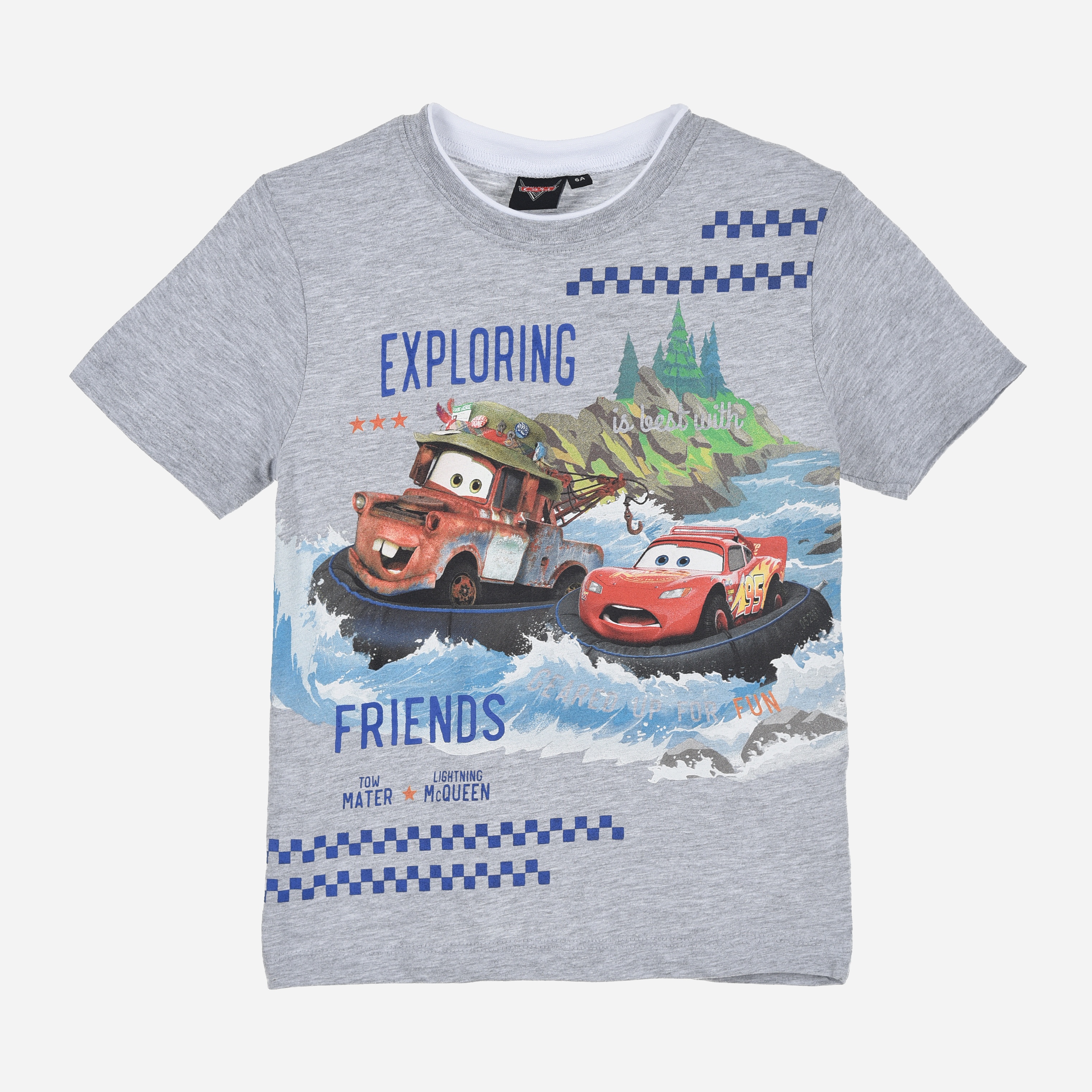 

Футболка Disney Cars UE1086 128 см Серая