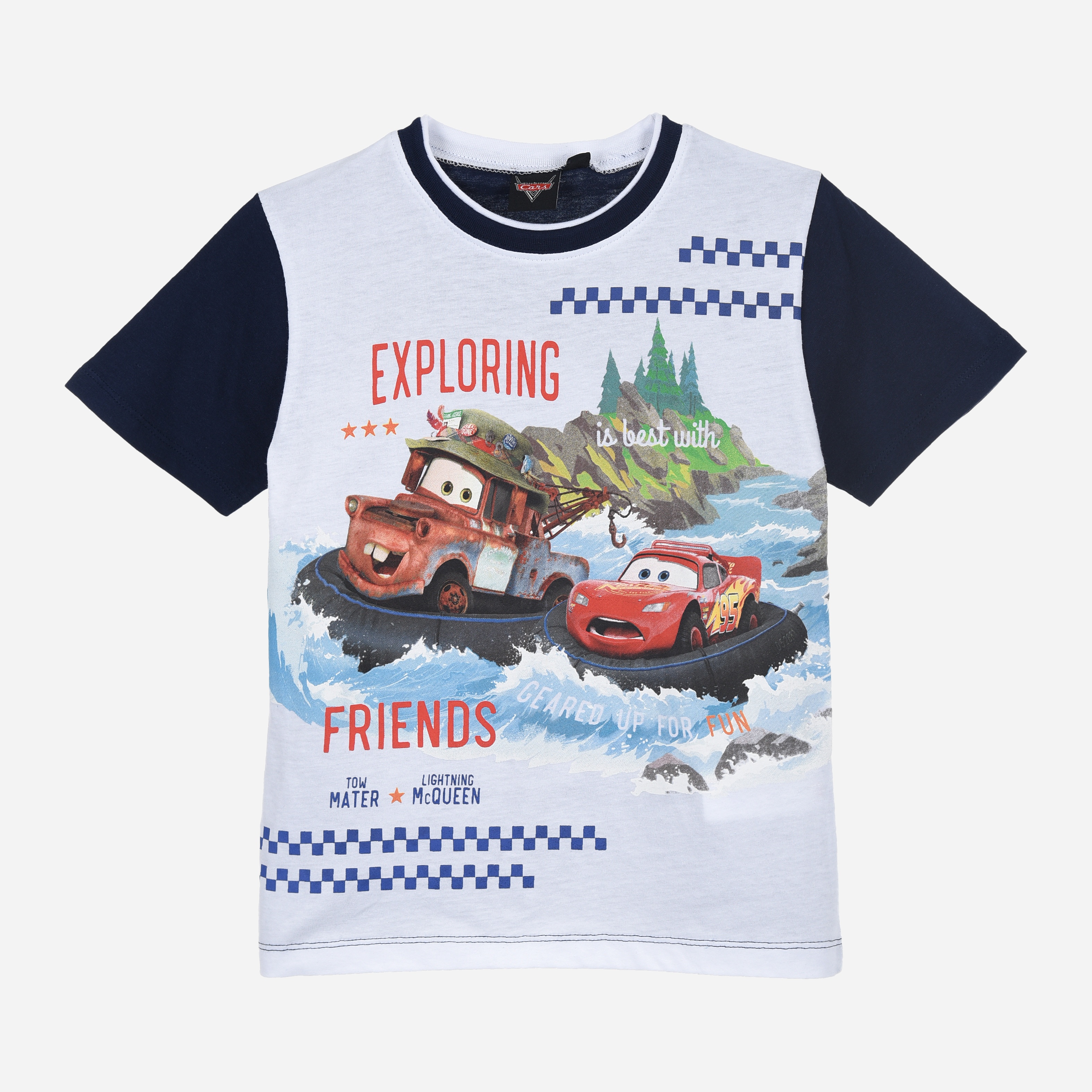 

Футболка Disney Cars UE1086 128 см Белая