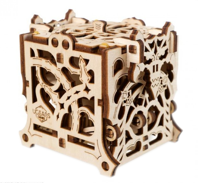 

Деревянный 3Д пазл Ugears Хранилище дайсов (70072) (4820184120938)