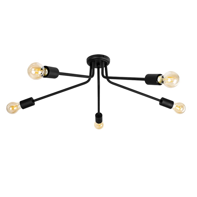 

Люстра Atmolight Attic L-5 C400 Black (1851211)