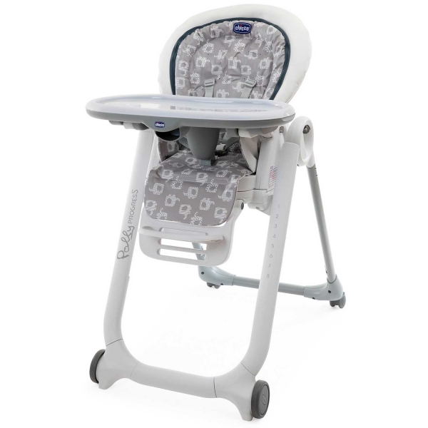 

Стульчик для кормления Chicco Polly Progress 5 в 1 Light Grey (8058664140053)