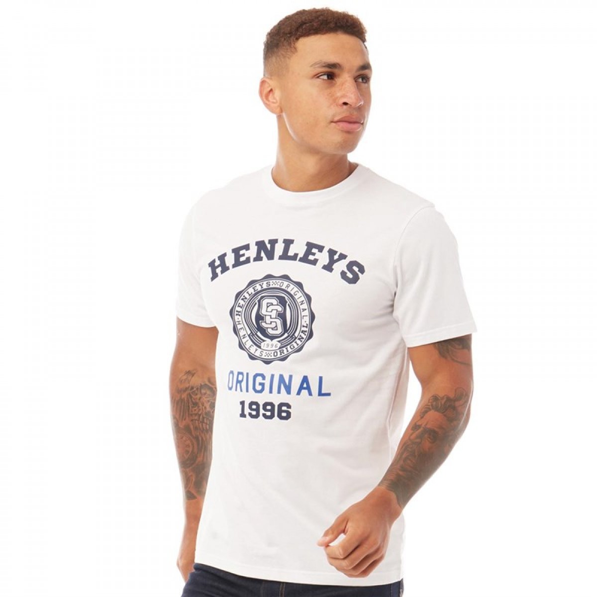

Футболка Henleys Farfeild White White, XS (42)