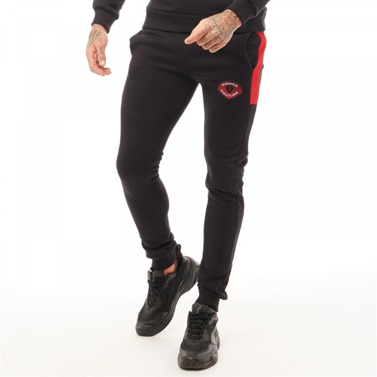 

Спортивные штаны Iconico Couture Shield Black Black, XL (50)